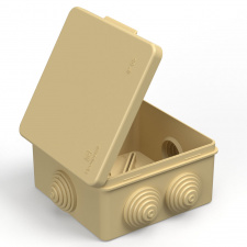 Коробка распределительная 40-0302-1001 для прямого монтажа безгалогенная (HF) сосна 100х100х50 Промрукав